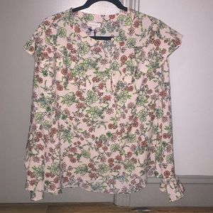 Floral Ruffle Blouse